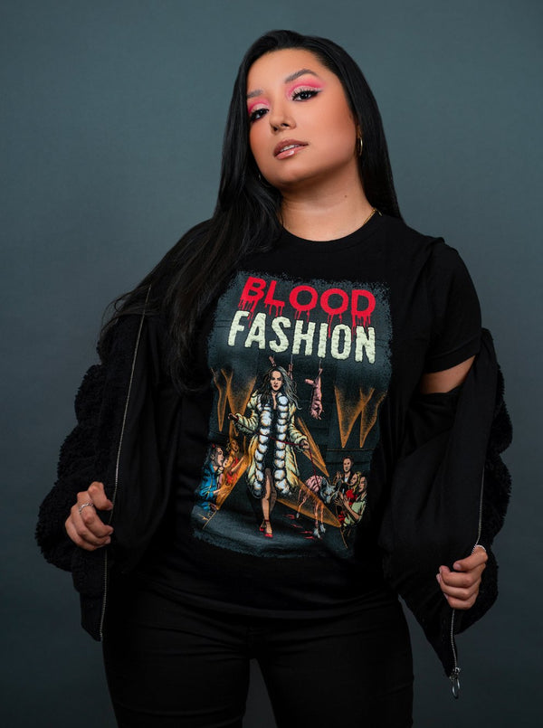Anti-fur Blood Fashion Tee